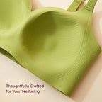 Air-Fit Wavy Moulded Wireless Bra with text 'Thoughtfully Crafted for Your Wellbeing'.