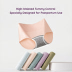 Different colors of Women’s Leak-Proof Absorbent Underwear – High Waisted Postpartum Incontinence Panties on display