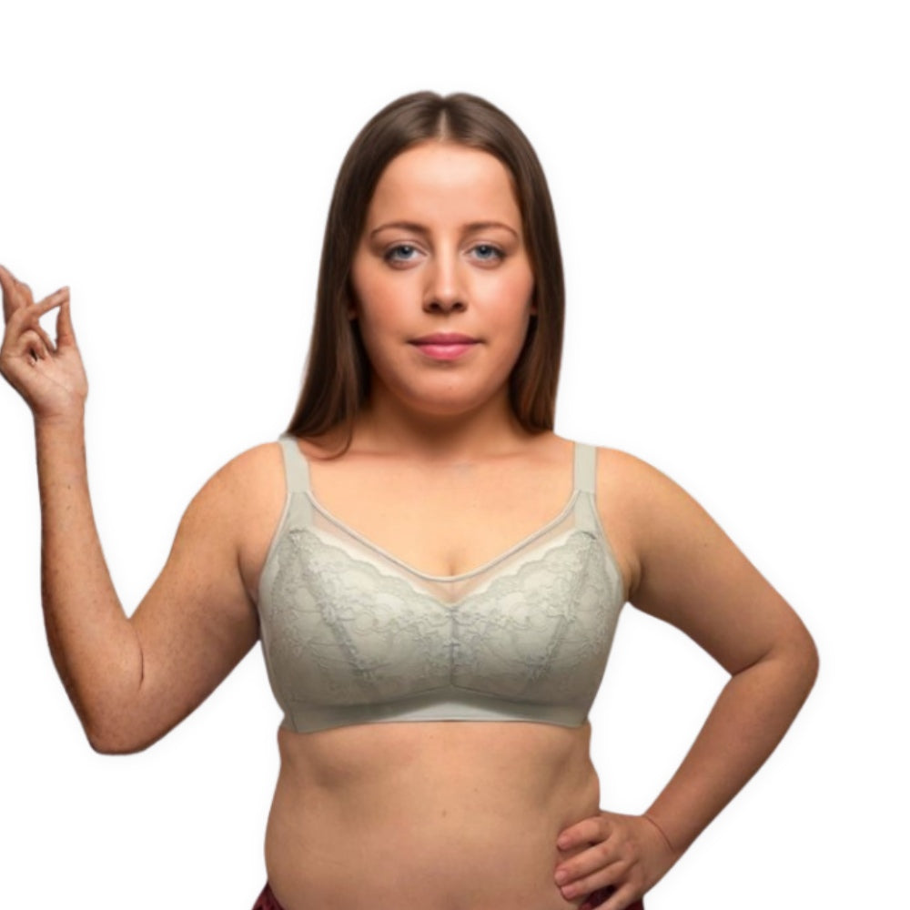 Angel Lace Minimiser Shaping Bra -  Bigger Bust Fit & Full Coverage