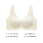 Lace-Illusion Soft Mesh Wireless Bra - Vest-Style Seamless Support