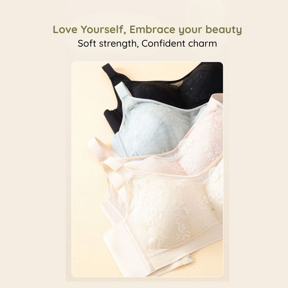 Angel Lace Minimiser Shaping Bra -  Bigger Bust Fit & Full Coverage