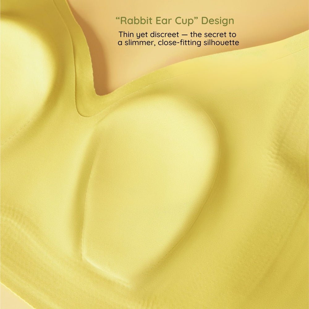 Dreamy Terraced Fields Lace Wireless Bra - Bigger Bust Fit,  Rabbit Ear Pads