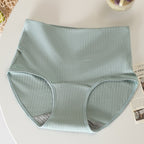 Women’s Leak-Proof Absorbent Underwear – High Waisted Postpartum Incontinence Panties in dark blue colour