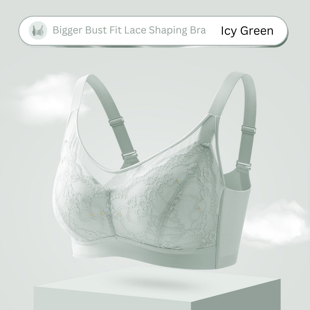 Angel Lace Minimiser Shaping Bra -  Bigger Bust Fit & Full Coverage
