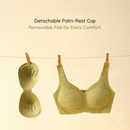 BareComfort Wireless Lounge Bra – Seamless Vest-Style Small Wave Design