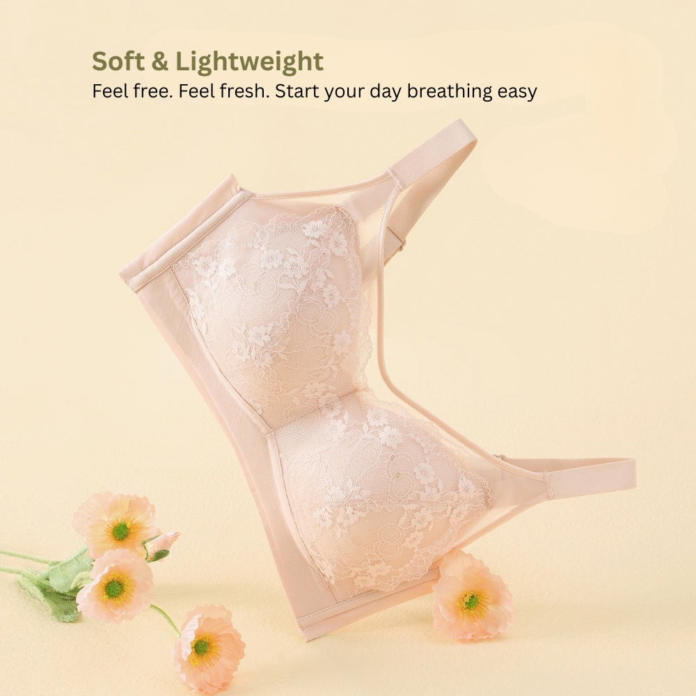 Angel Lace Minimiser Shaping Bra -  Bigger Bust Fit & Full Coverage