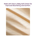 Close up to Class A, baby-soft cotton for improved absorbency and comfort, Women’s Leak-Proof Absorbent Underwear – High Waisted Postpartum Incontinence Panties