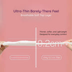 Ultra-thin soft top layer of Minimalist Sanitary Pad, only 0.2cm thin