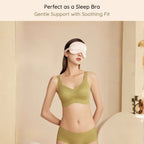 BareComfort Wireless Lounge Bra – Seamless Vest-Style Small Wave Design