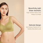 BareComfort Wireless Lounge Bra – Seamless Vest-Style Small Wave Design