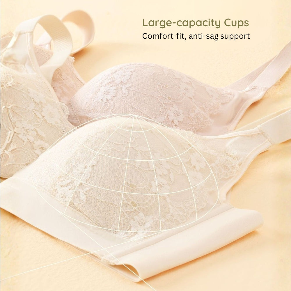 Angel Lace Minimiser Shaping Bra -  Bigger Bust Fit & Full Coverage