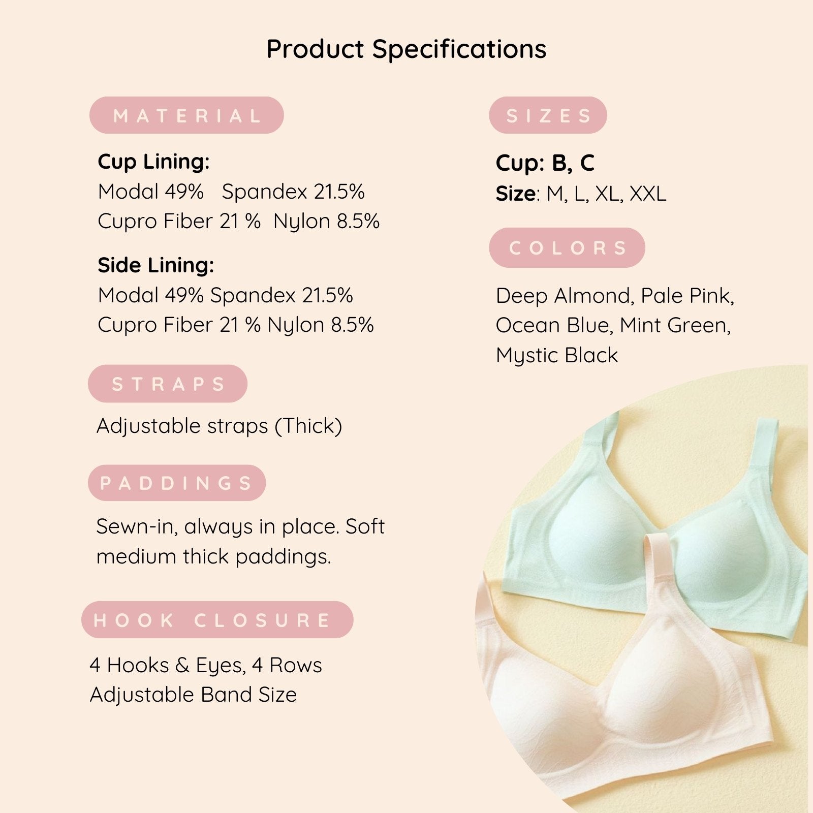 AirLift Soft Weave Wireless Bra  - W-Shaped Lift & 3D Contour
