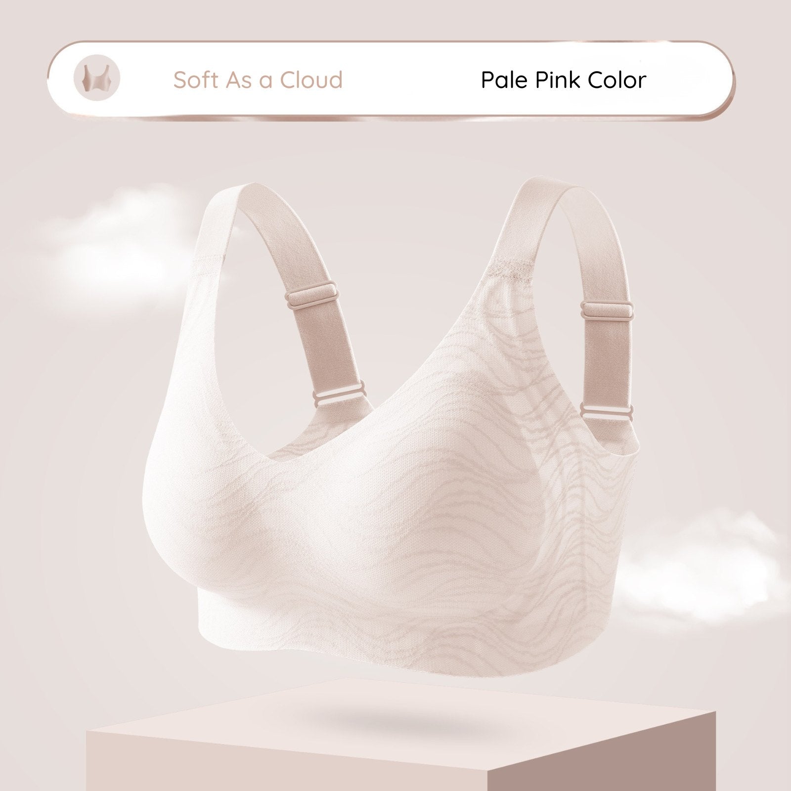 AirLift Soft Weave Wireless Bra  - W-Shaped Lift & 3D Contour