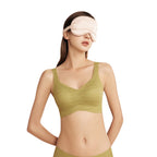 BareComfort Wireless Lounge Bra – Seamless Vest-Style Small Wave Design