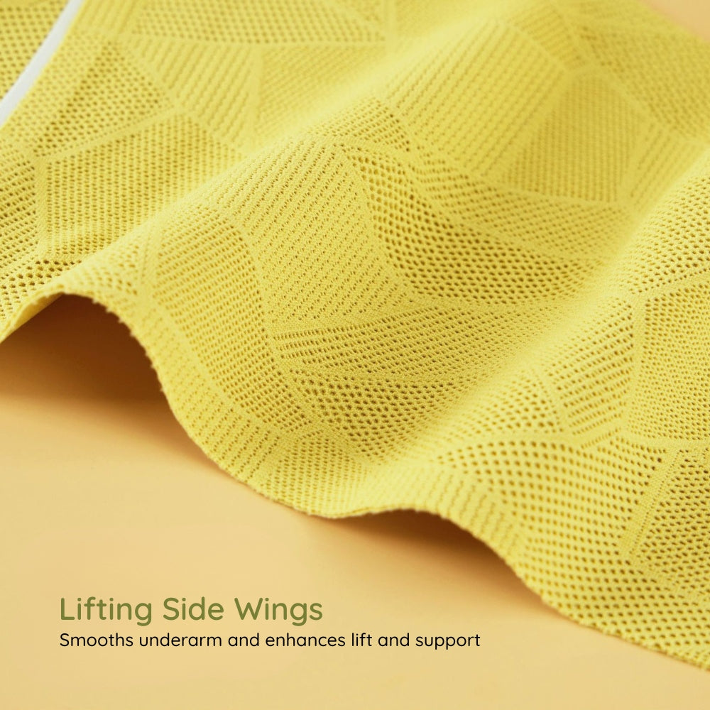 Dreamy Terraced Fields Lace Wireless Bra - Bigger Bust Fit,  Rabbit Ear Pads