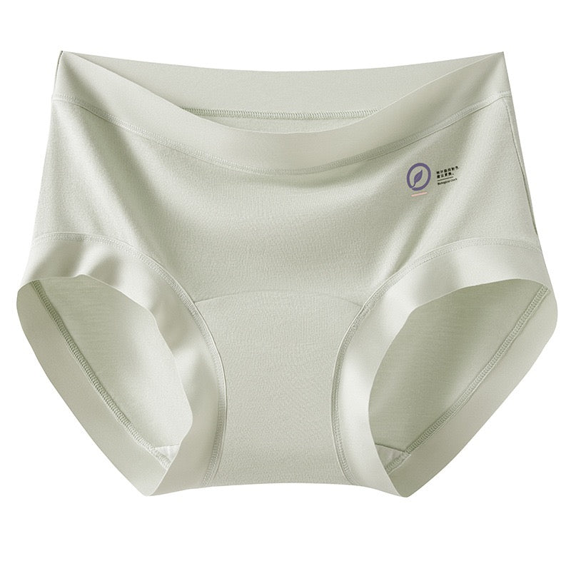 Close up to mid waist Smart Hygiene Modal Brief in green color