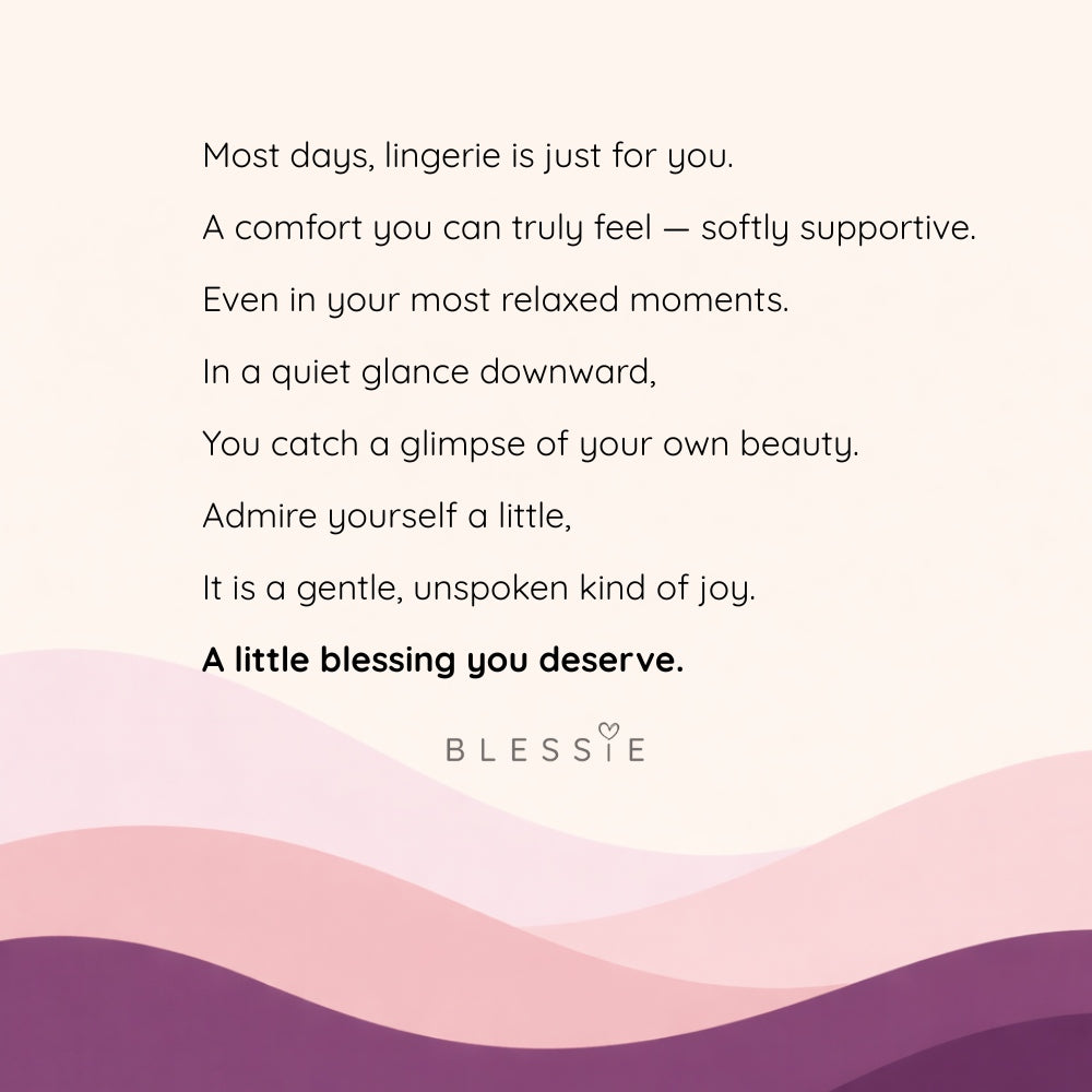 Thoughts of linguries for women from our 'Blessie' store